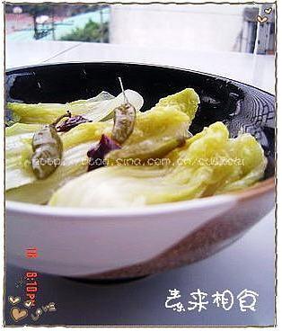 泡椒娃娃菜的做法（泡椒白菜）